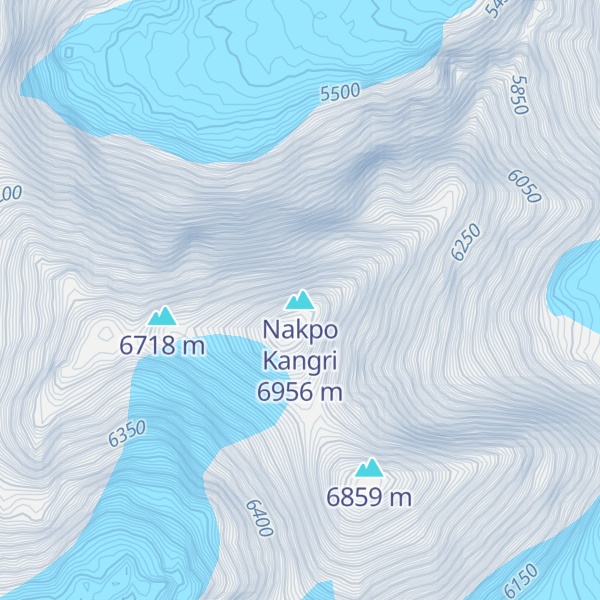 Map of Nakpo Kangri