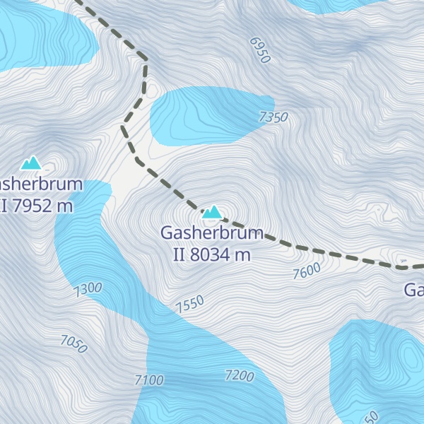 Map of Gasherbrum II