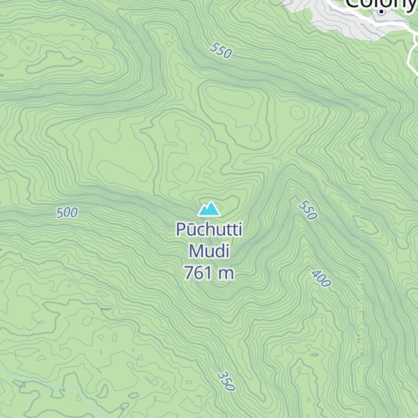 Map of Pūchutti Mudi