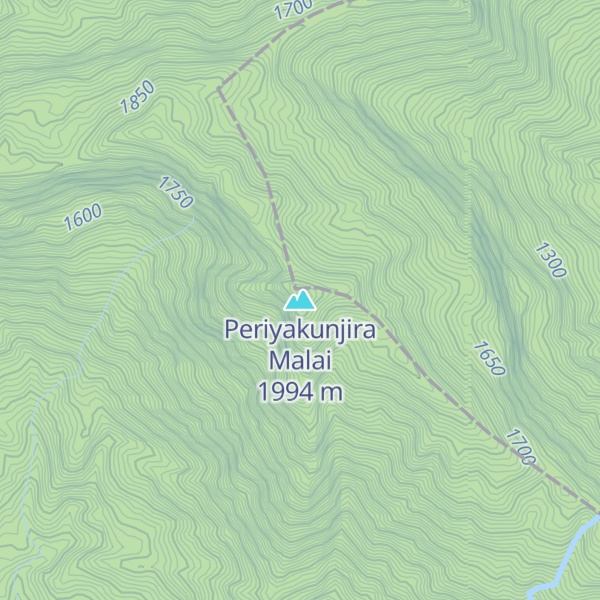 Map of Periyakunjira Malai