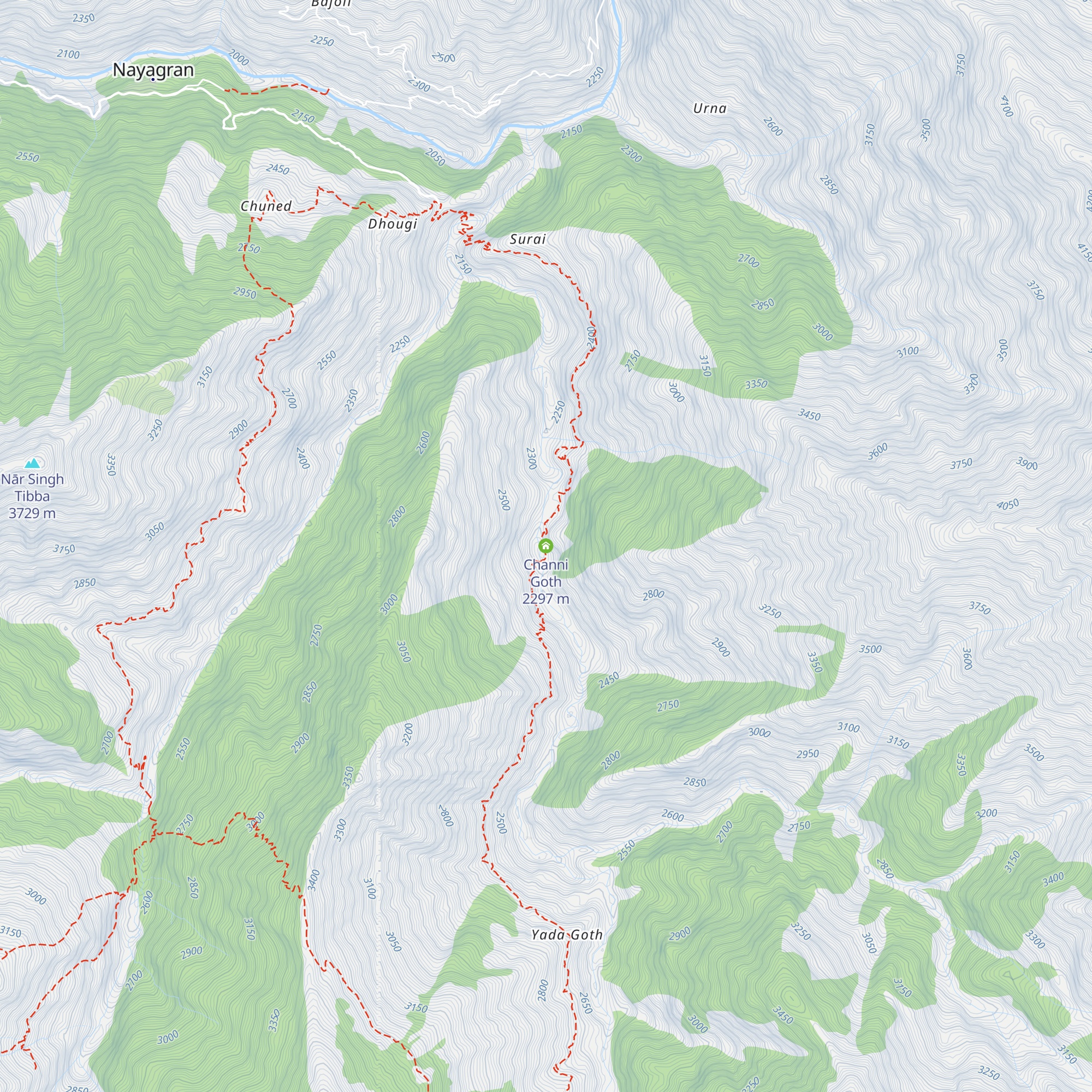 Channi Goth map