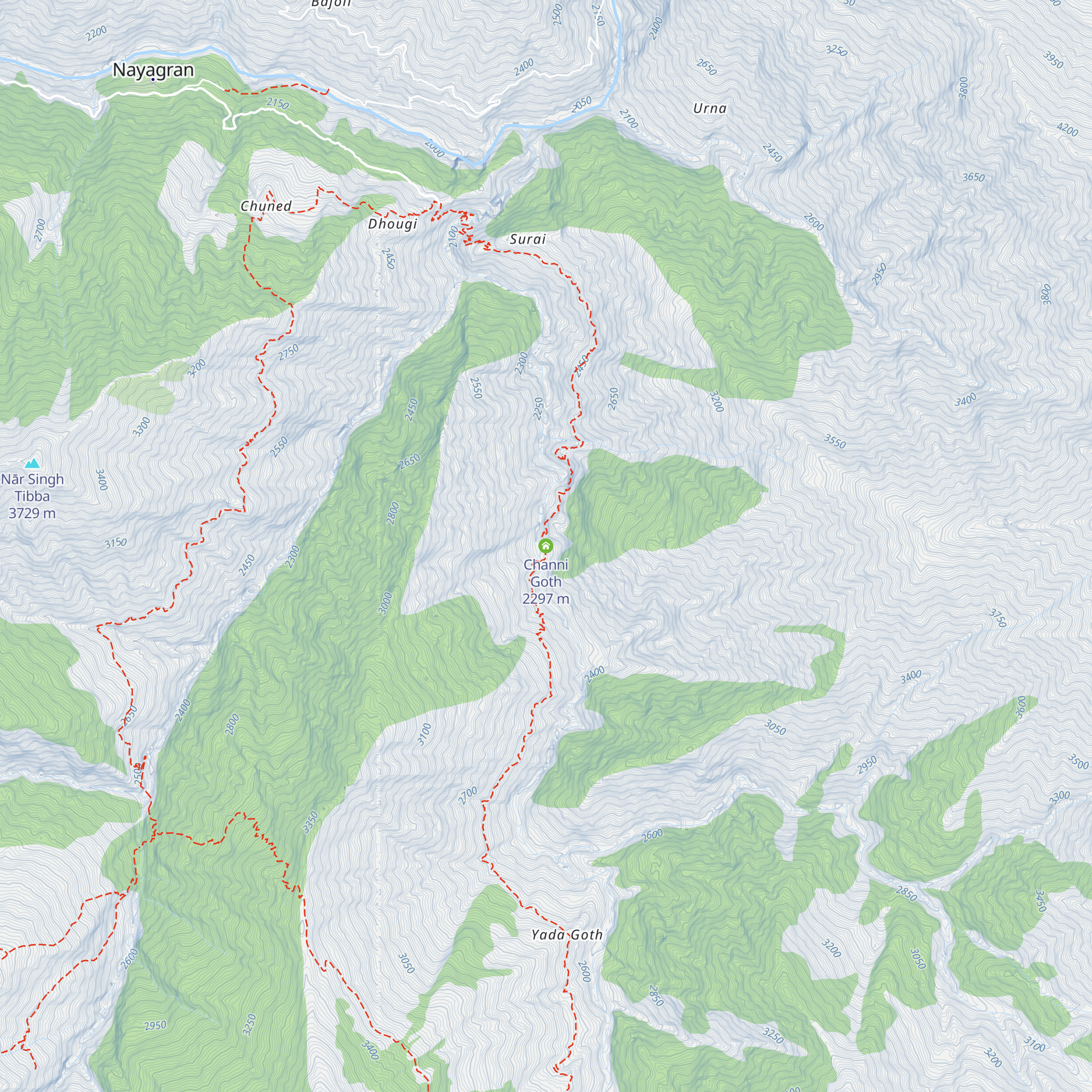 Channi Goth map
