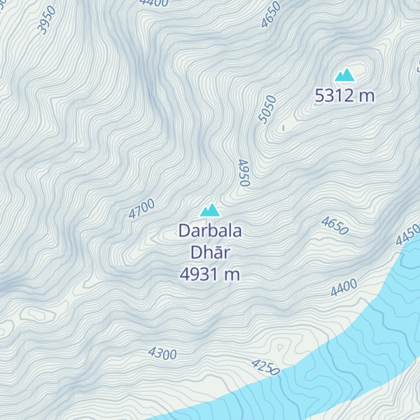 Map of Darbala Dhār
