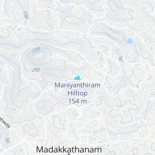Map of Maniyanthiram Hilltop