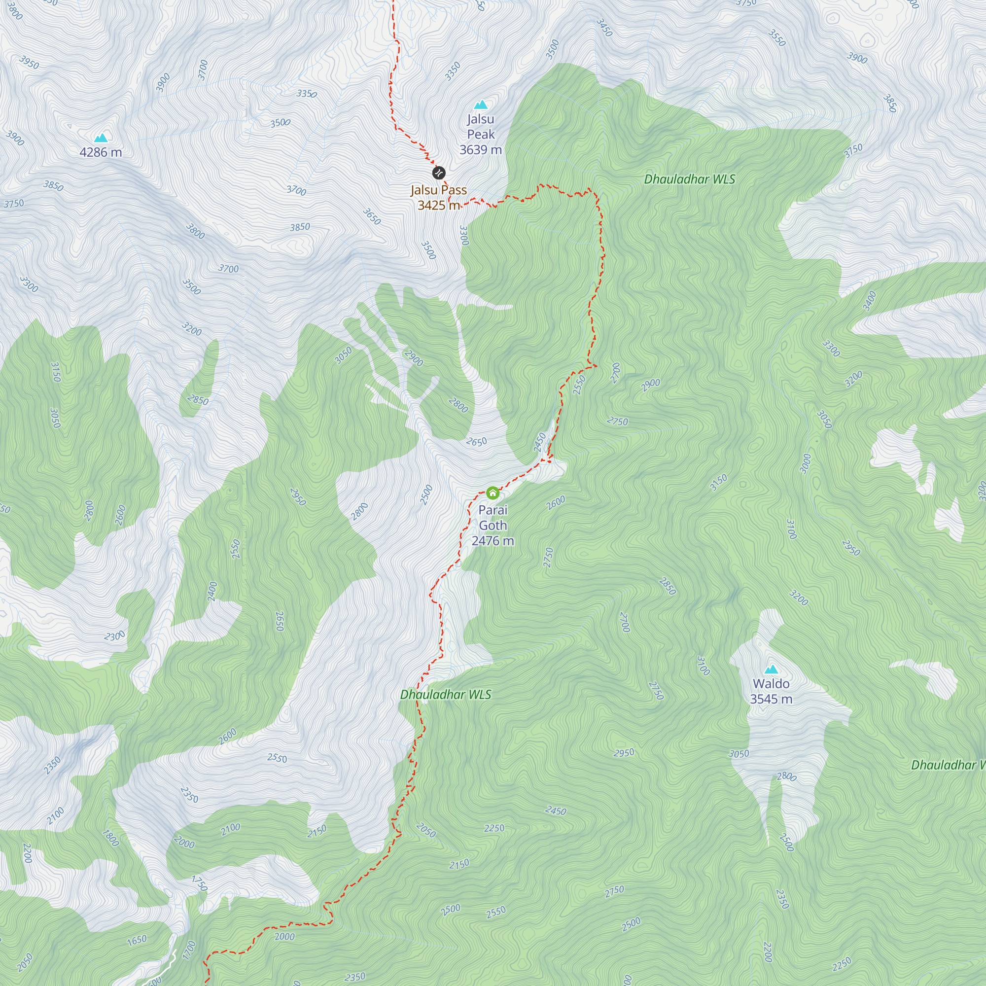 Parai Goth map