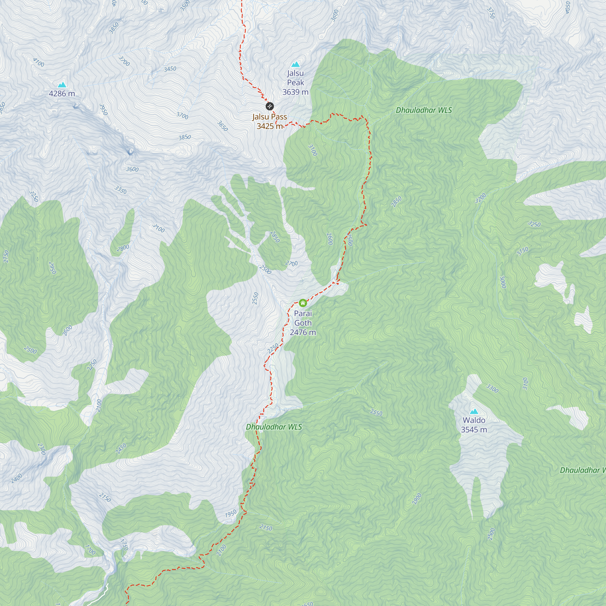Parai Goth map