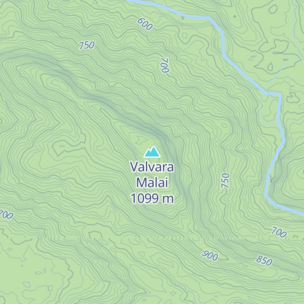 Map of Valvara Malai