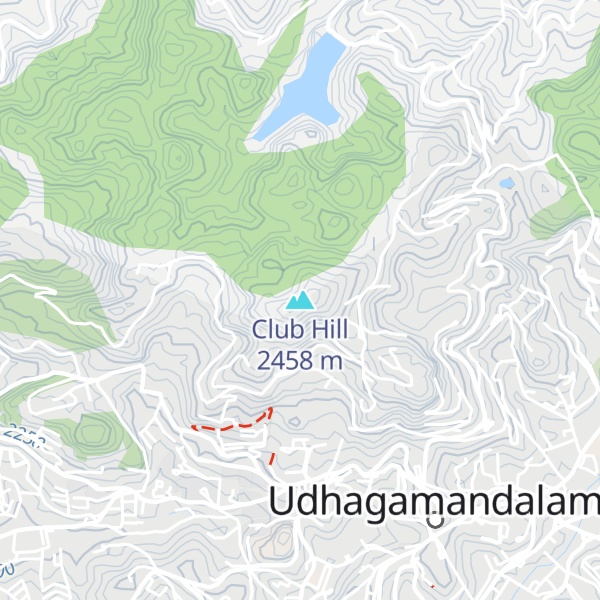 Map of Club Hill