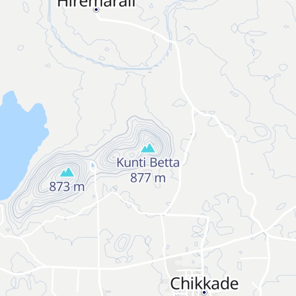 Map of Kunti Betta