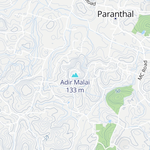 Map of Adir Malai