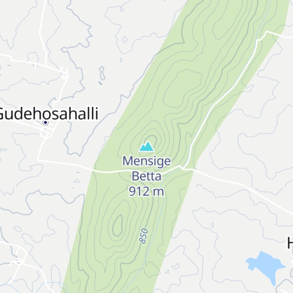 Map of Mensige Betta