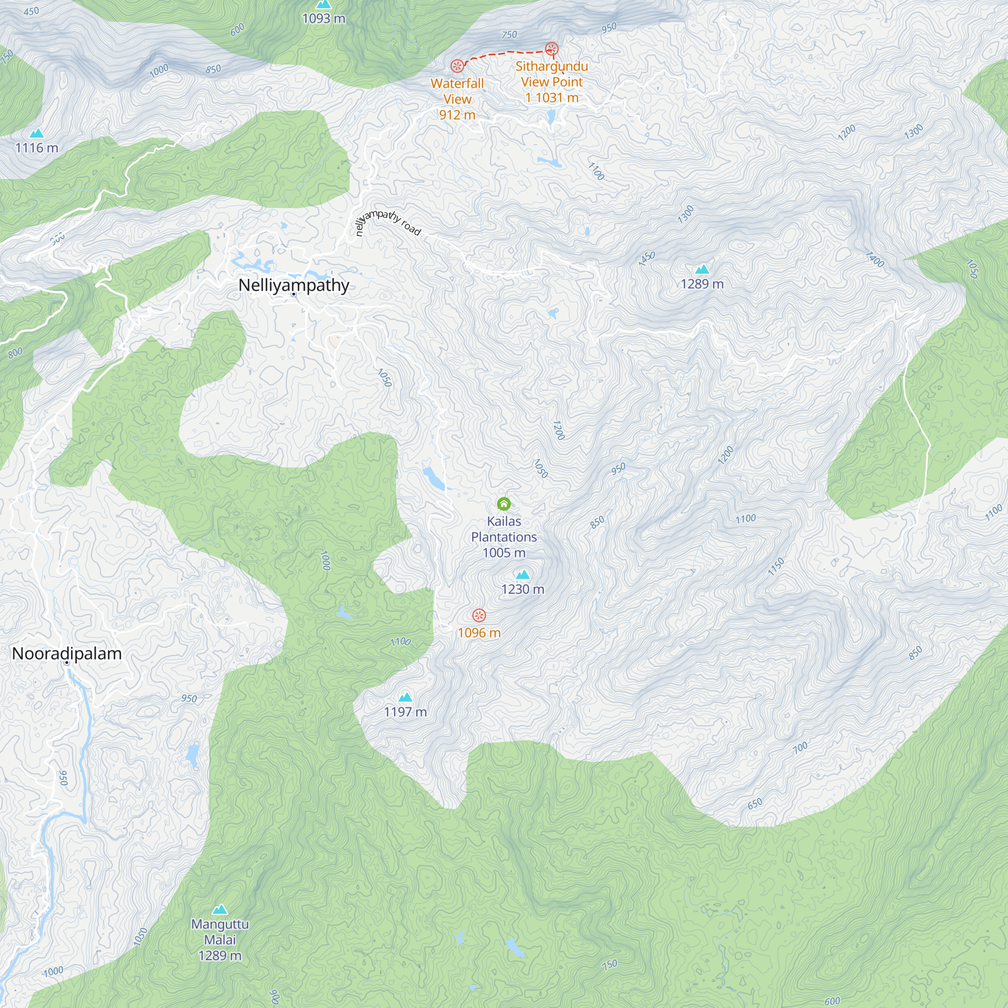 Kailas Plantations map