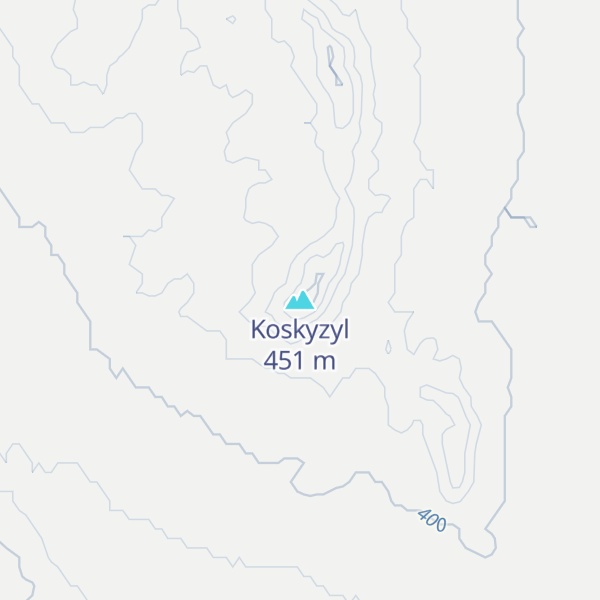 Map of Koskyzyl