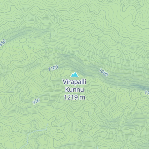 Map of Vīrapalli Kunnu