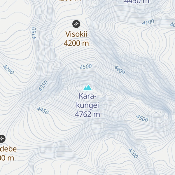 Map of Kara-kungei