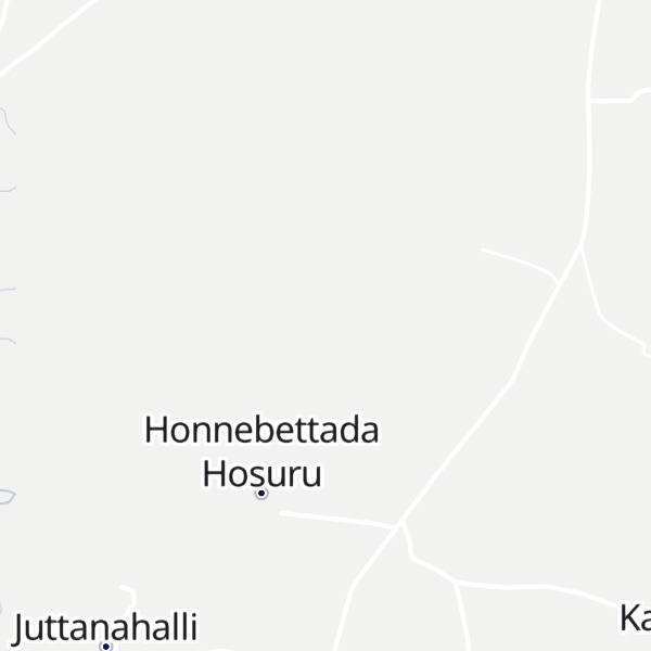 Map of Honna Betta
