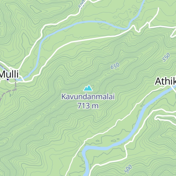 Map of Kavundanmalai