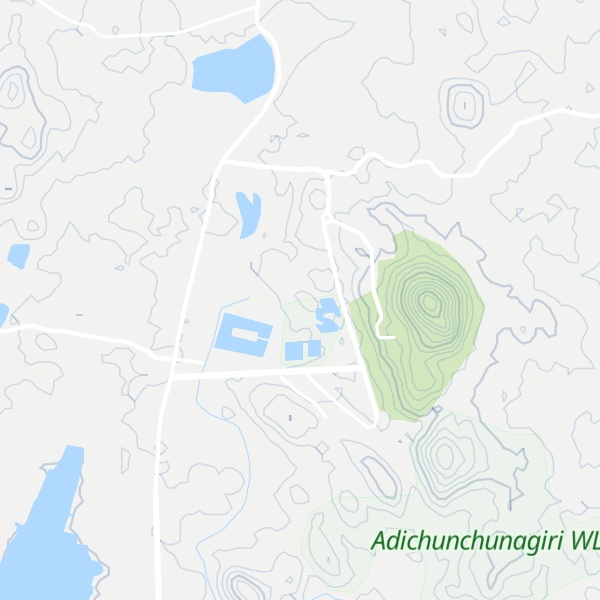 Map of Adichunchanagiri