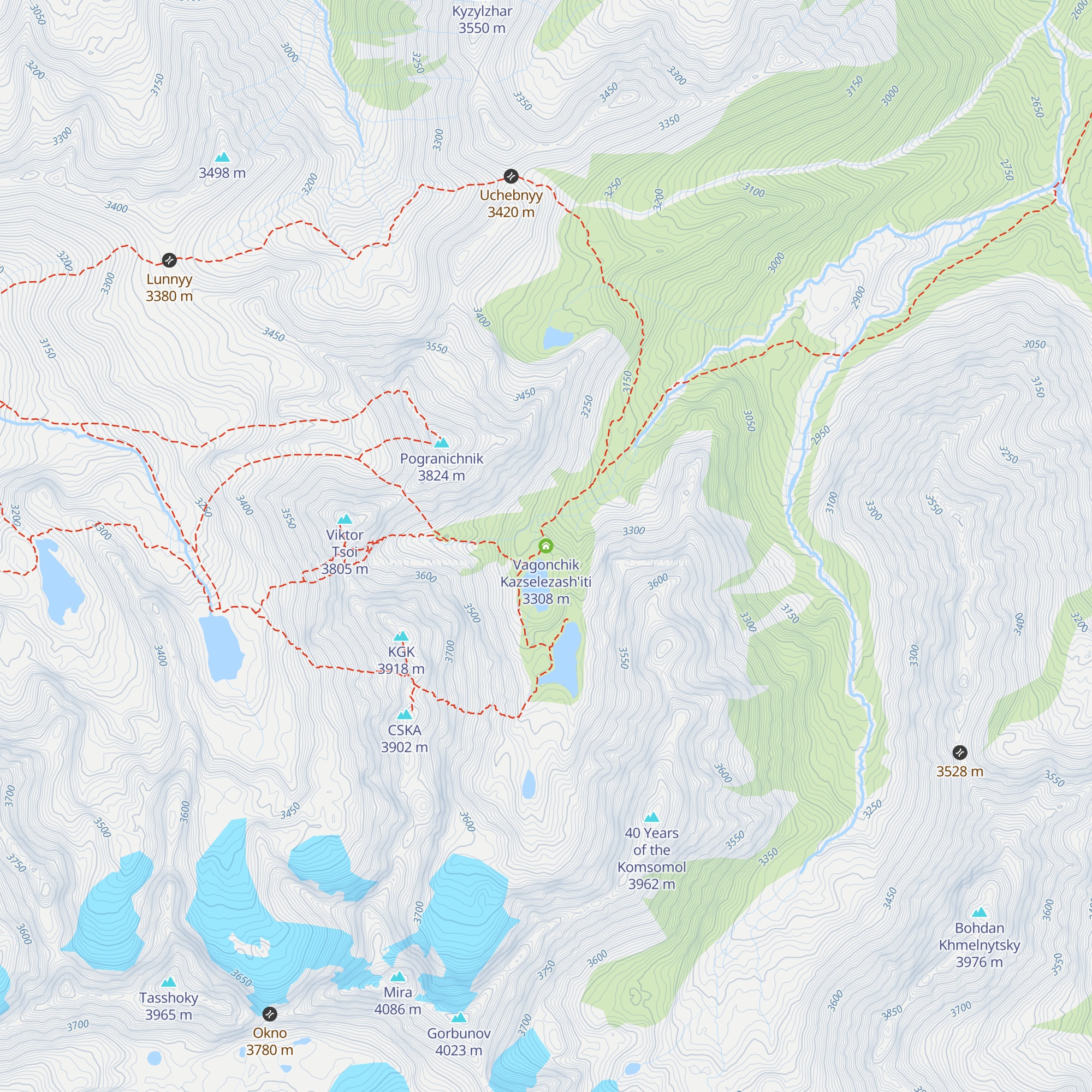 Vagonchik Kazselezash'iti map