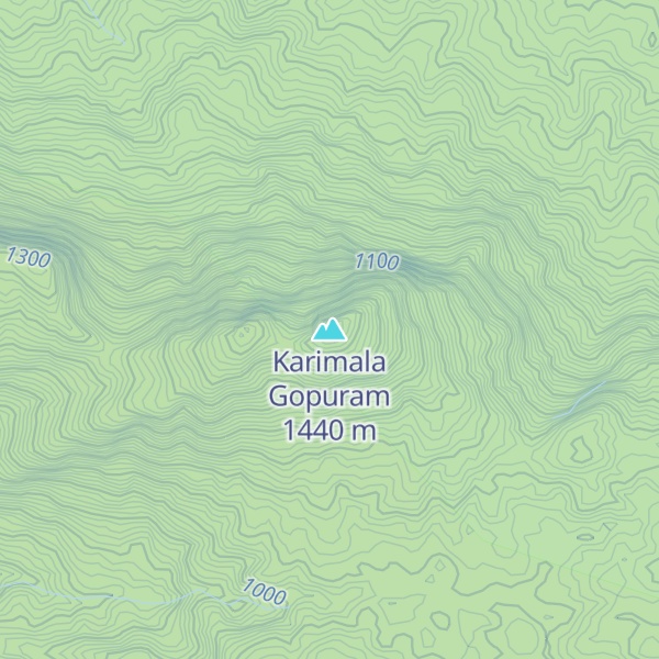 Map of Karimala Gopuram