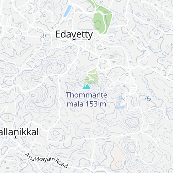 Map of Thommante mala