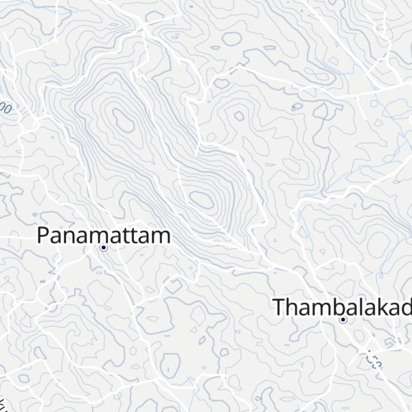 Map of Vanji Malai