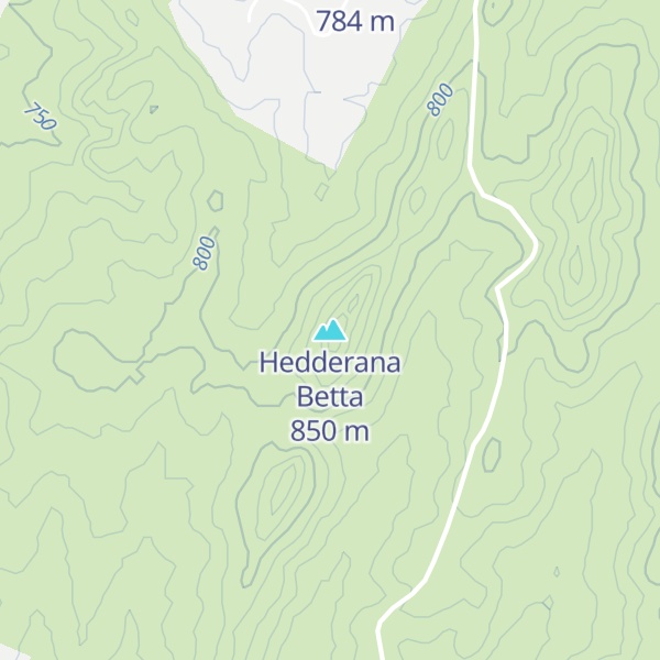 Map of Hedderana Betta