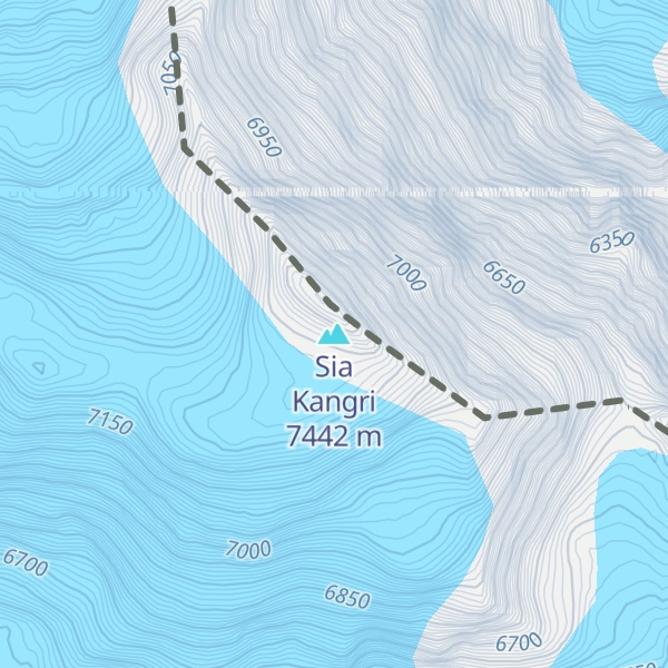 Map of Sia Kangri