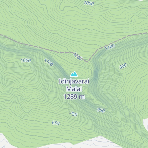 Map of Idinjavarai Malai