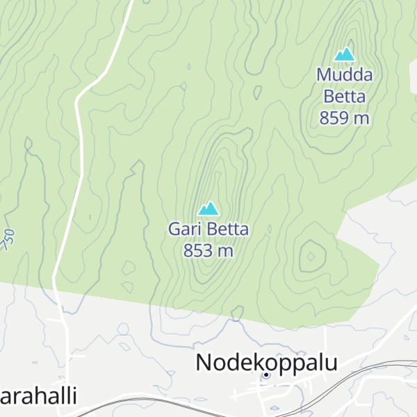 Map of Gari Betta