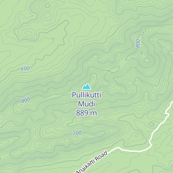 Map of Pullikutti Mudi