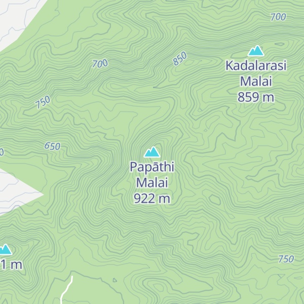 Map of Papāthi Malai