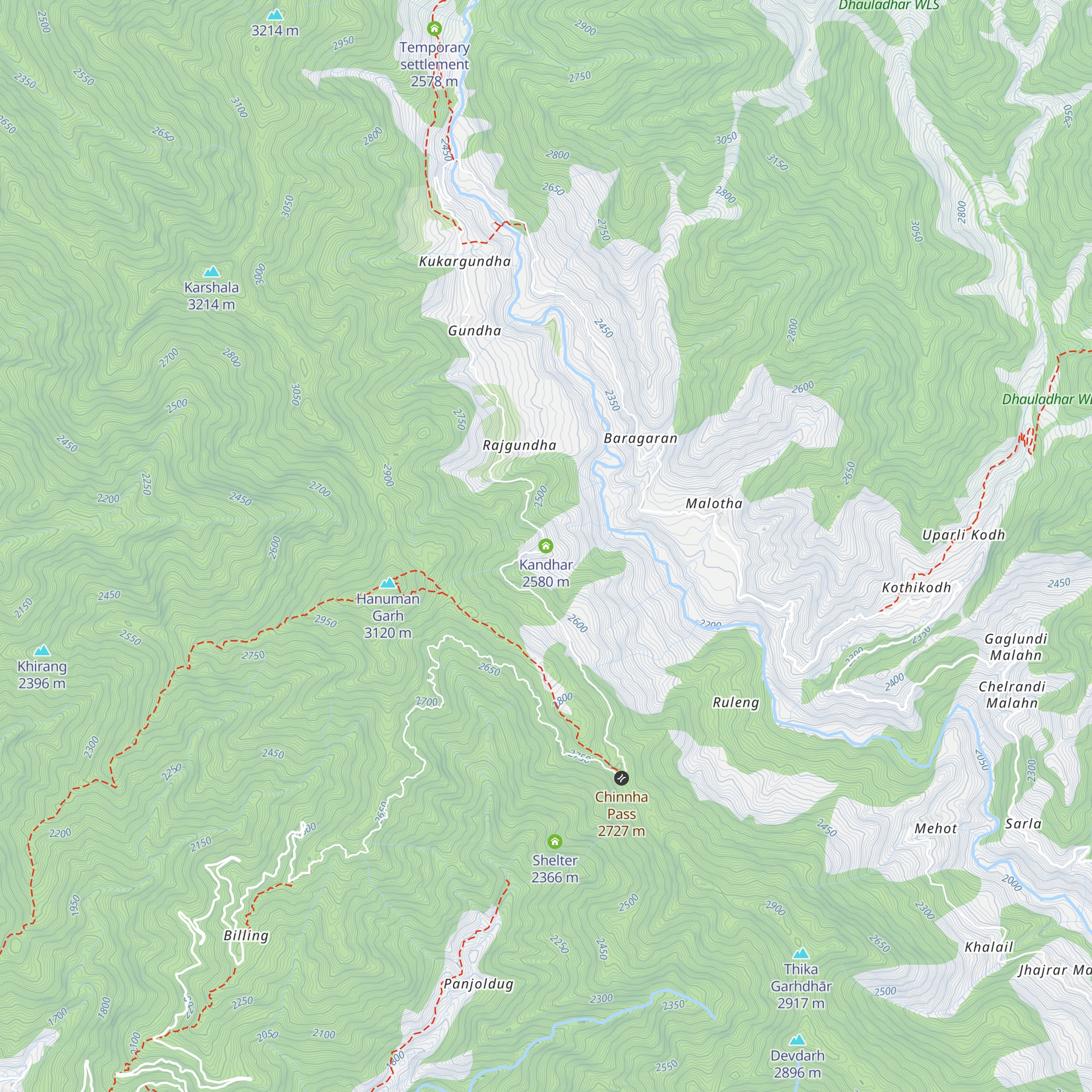 Kandhar map
