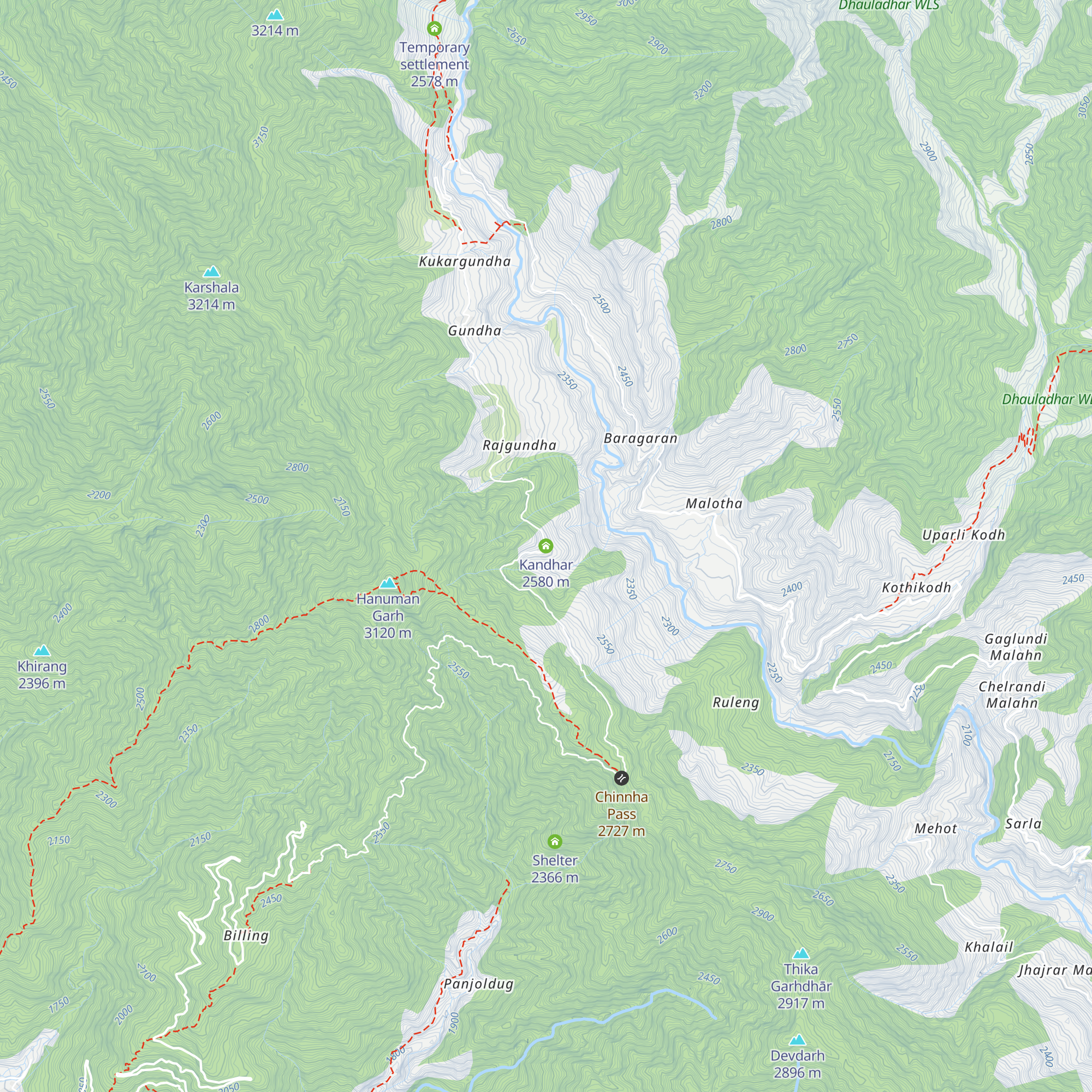 Kandhar map