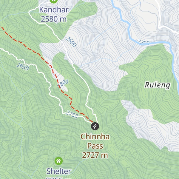 Map of Temporary settlement