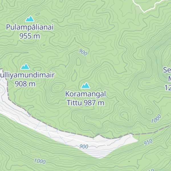 Map of Koramangal Tittu
