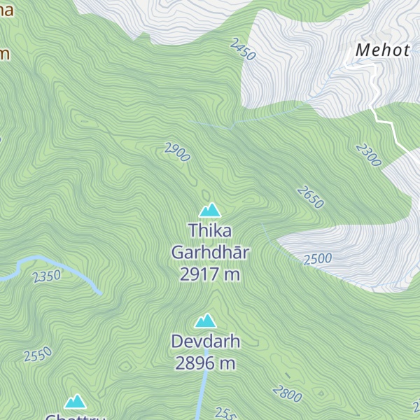 Map of Thika Garhdhār