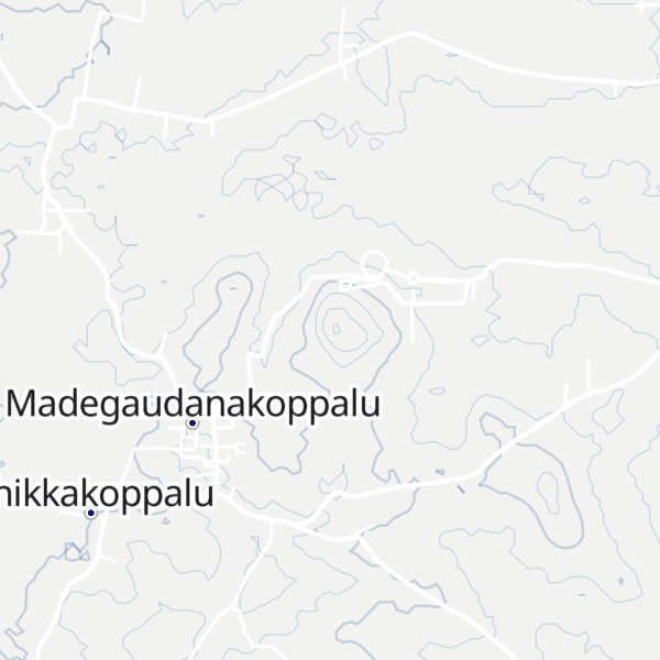 Map of Siddedevara Betta