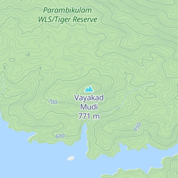 Map of Vayakad Mudi