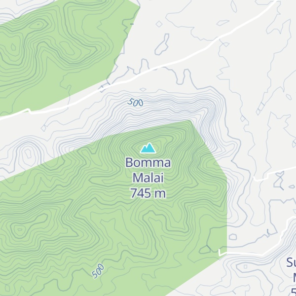 Map of Bomma Malai