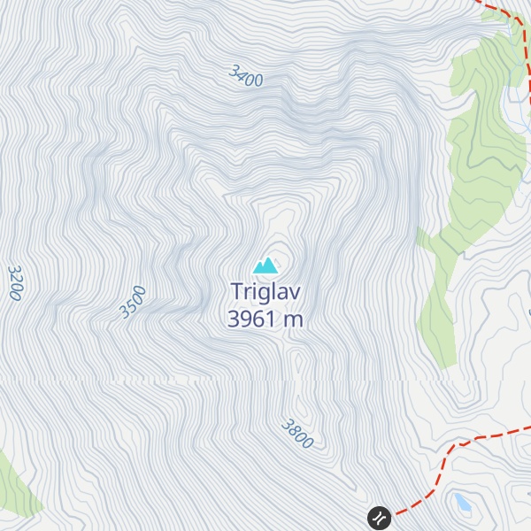 Map of Triglav