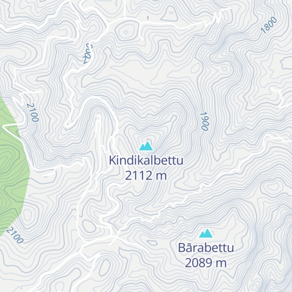 Map of Kindikalbettu