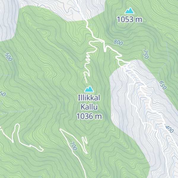 Map of Illikkal Kallu