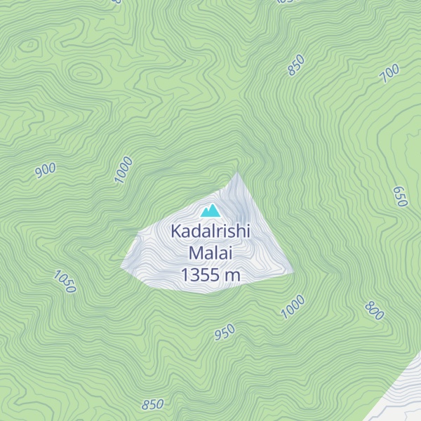 Map of Kadalrishi Malai