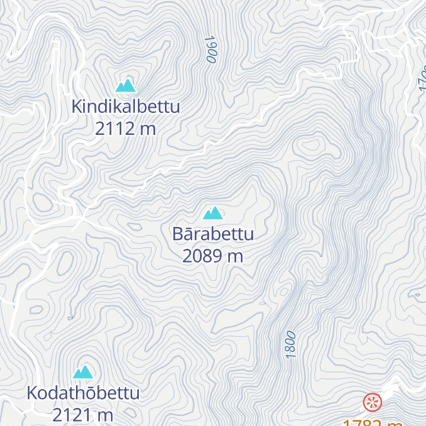 Map of Bārabettu