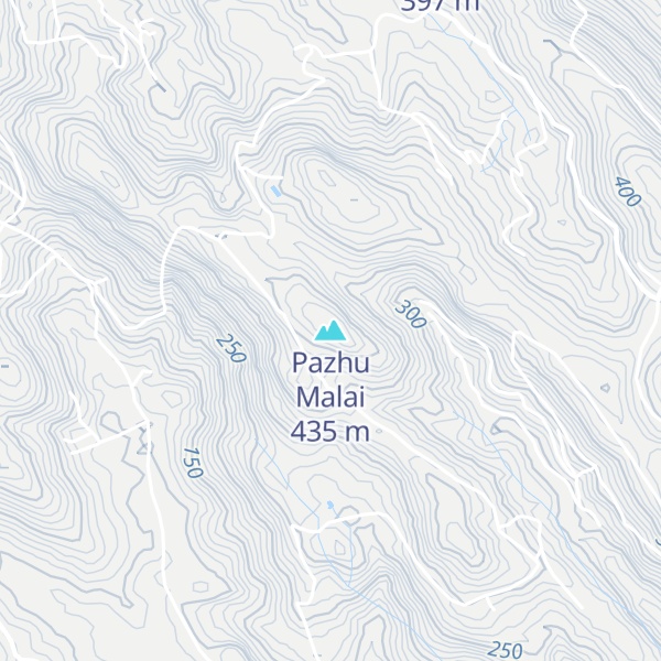 Map of Pazhu Malai