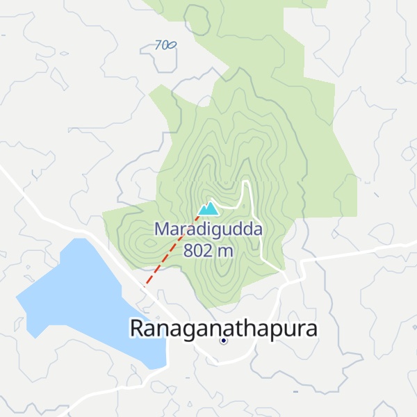 Map of Maradigudda