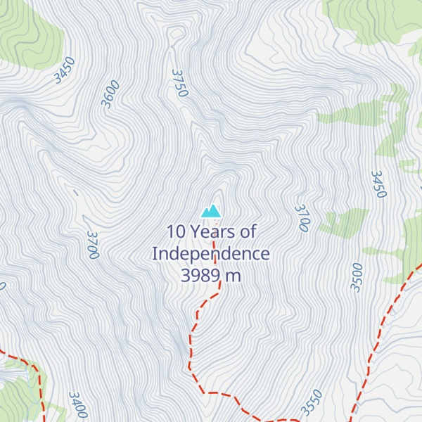 Map of 10 Years of Independence
