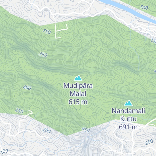 Map of Mudipāra Malal