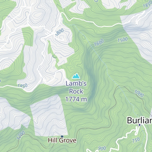 Map of Lamb’s Rock